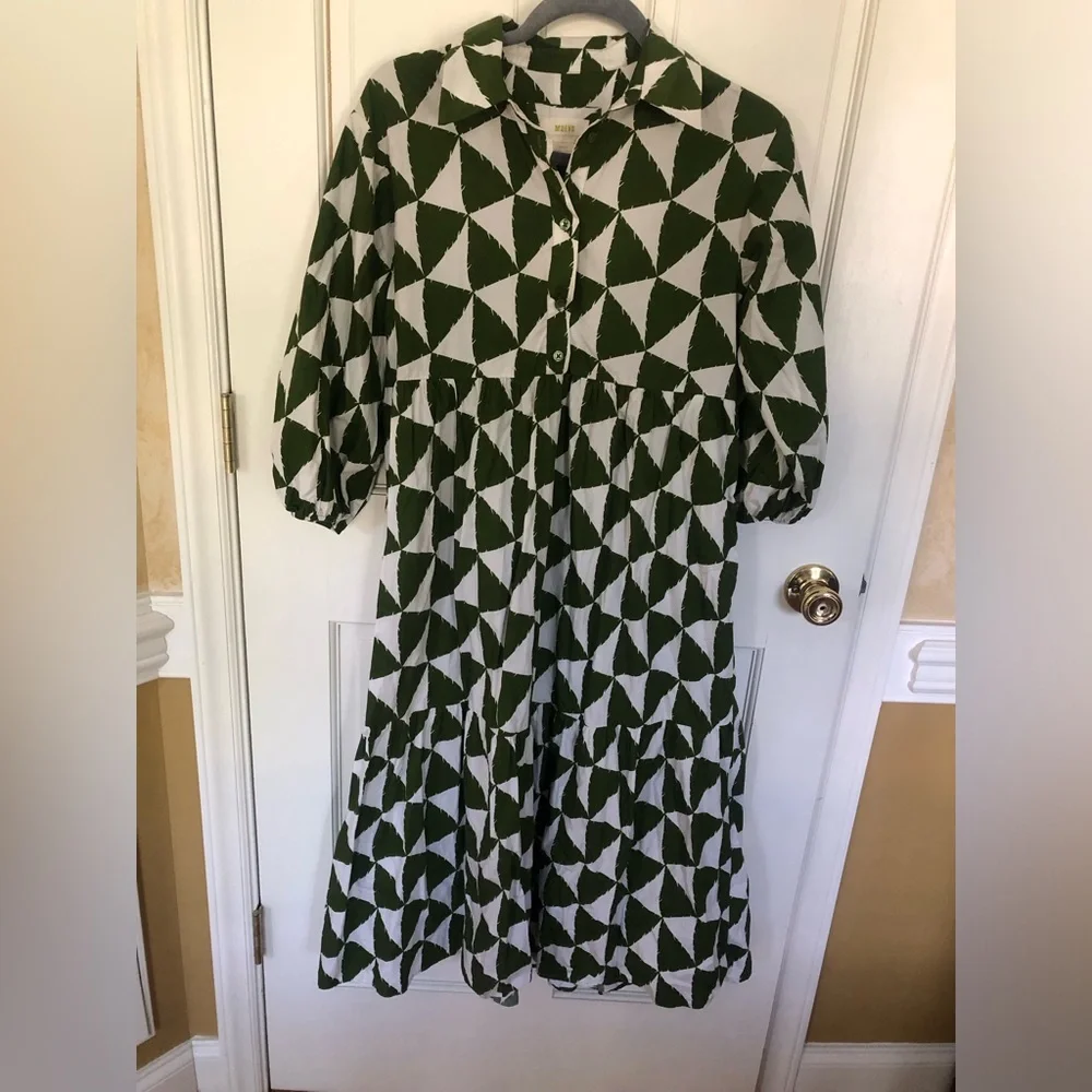Maeve by Anthropologie The Bettina tiered shirt dress - Picture 3 of 5